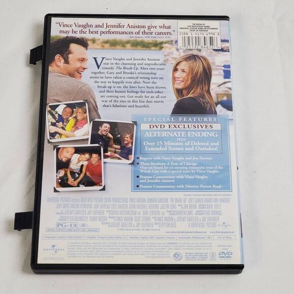 The Break-Up DVD Comedy Jennifer Aniston Vince Vaughn Widescreen - Picture 3 of 3